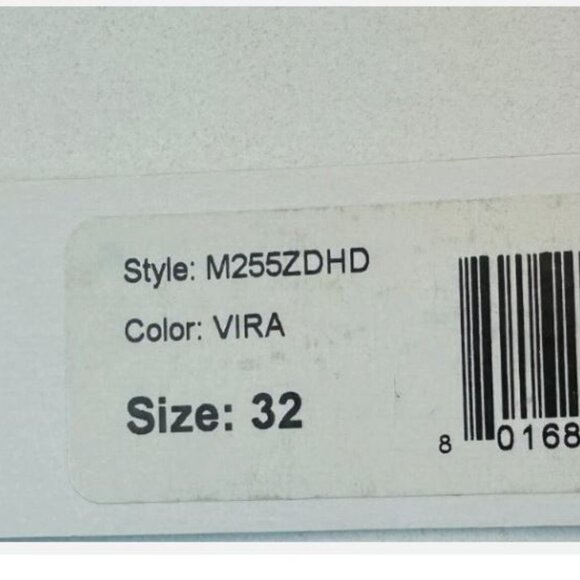 Hudson BYRON Size W32 L34 Straight Stretch Men's Jeans Dark Blue New - Picture 13 of 15